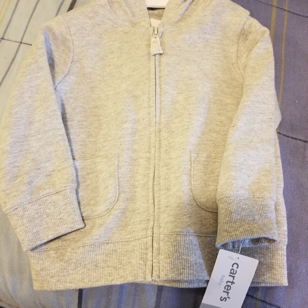 Carter's gray hoodie